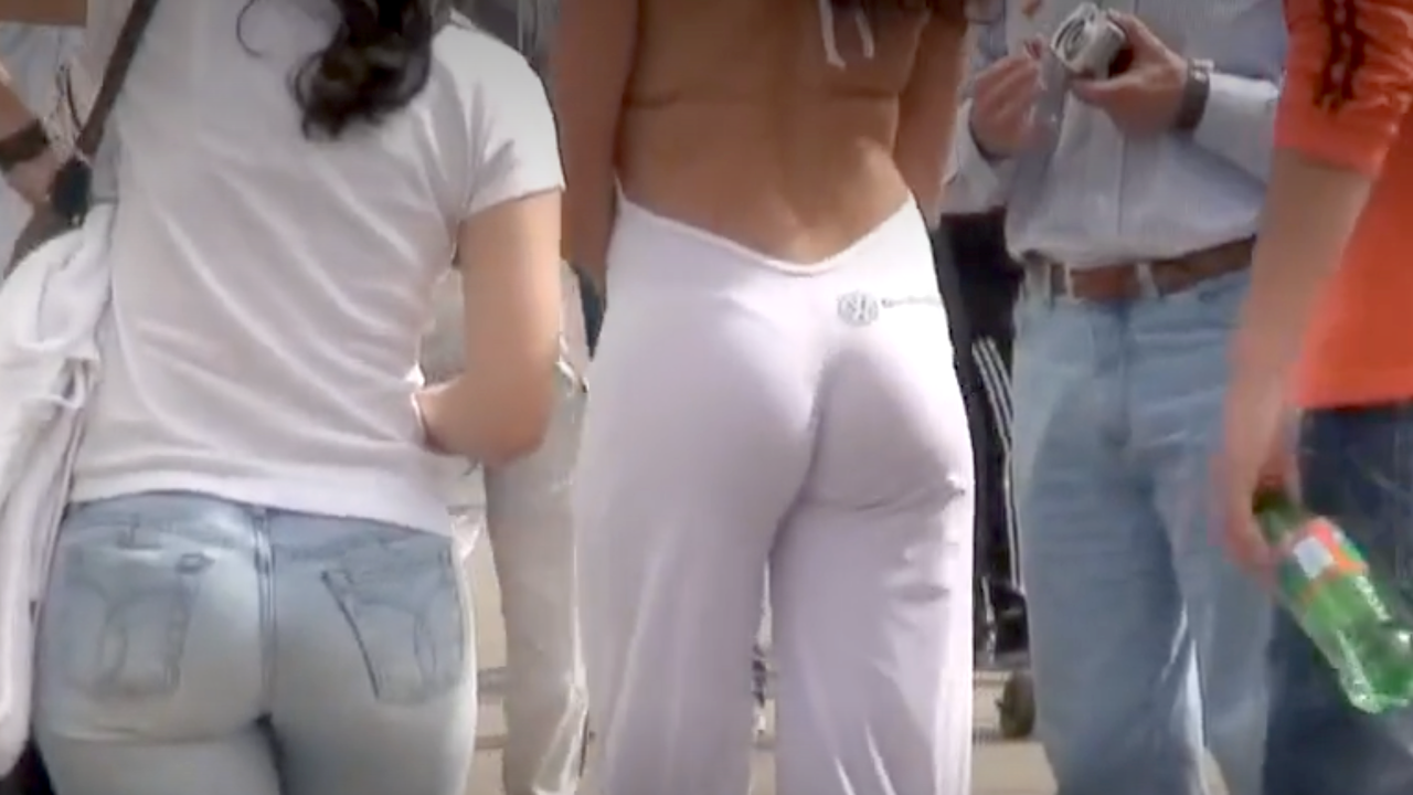 【透けパン3選】野外イベントで日差しの良いから透けちゃうエロスをじっくり鑑賞♡【微エロ】