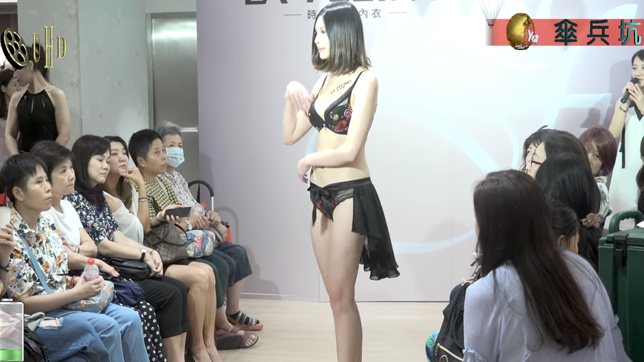 【fashion】台北で半公開の新製品ランジェリーショー♡見どころピックアップ【微透けエロ3本】
