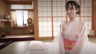 【七嶋舞】山奥のひっそりと営む会員制秘密のサロンで若女将が誠心誠意のご奉仕♡スケスケ浴衣がスケベすぎるw