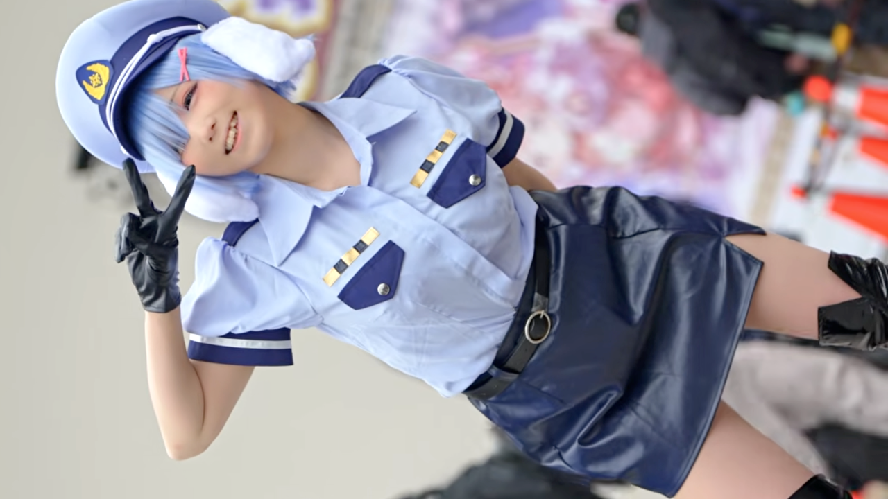 【イベント】レム＋コスで見せる笑顔がめっちゃかわいい♡クオリティ高い衣装と仕草にグッとくるw【ぷらる】