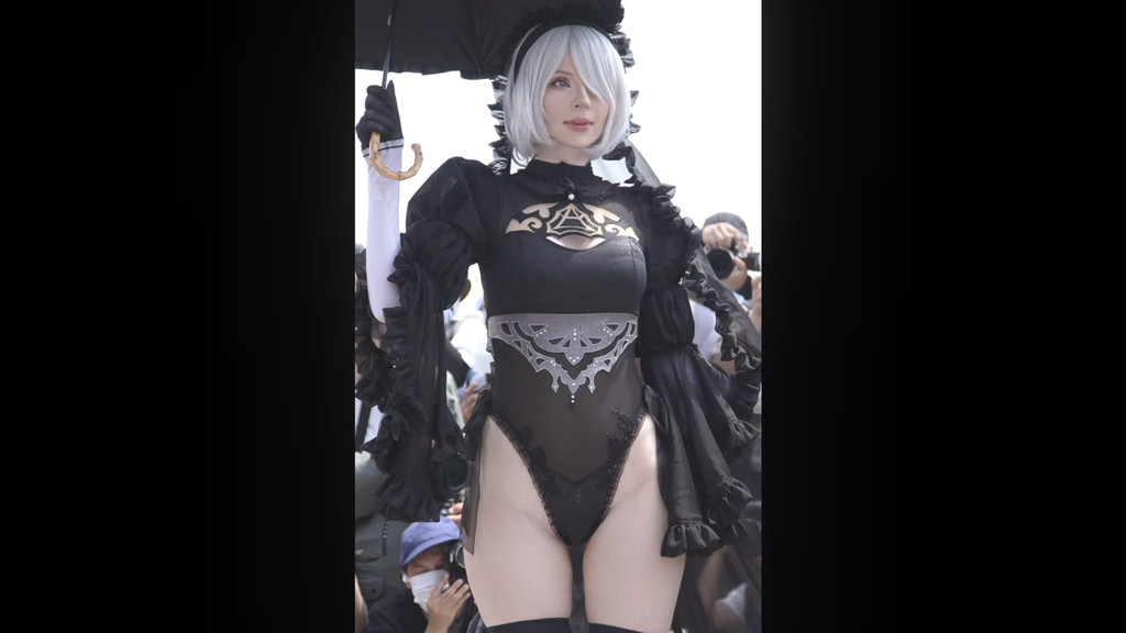 【イベント】透け透けセーラー服から大胆ハイレグのファンタジー衣装まで♡コスプレ美女を一気見w