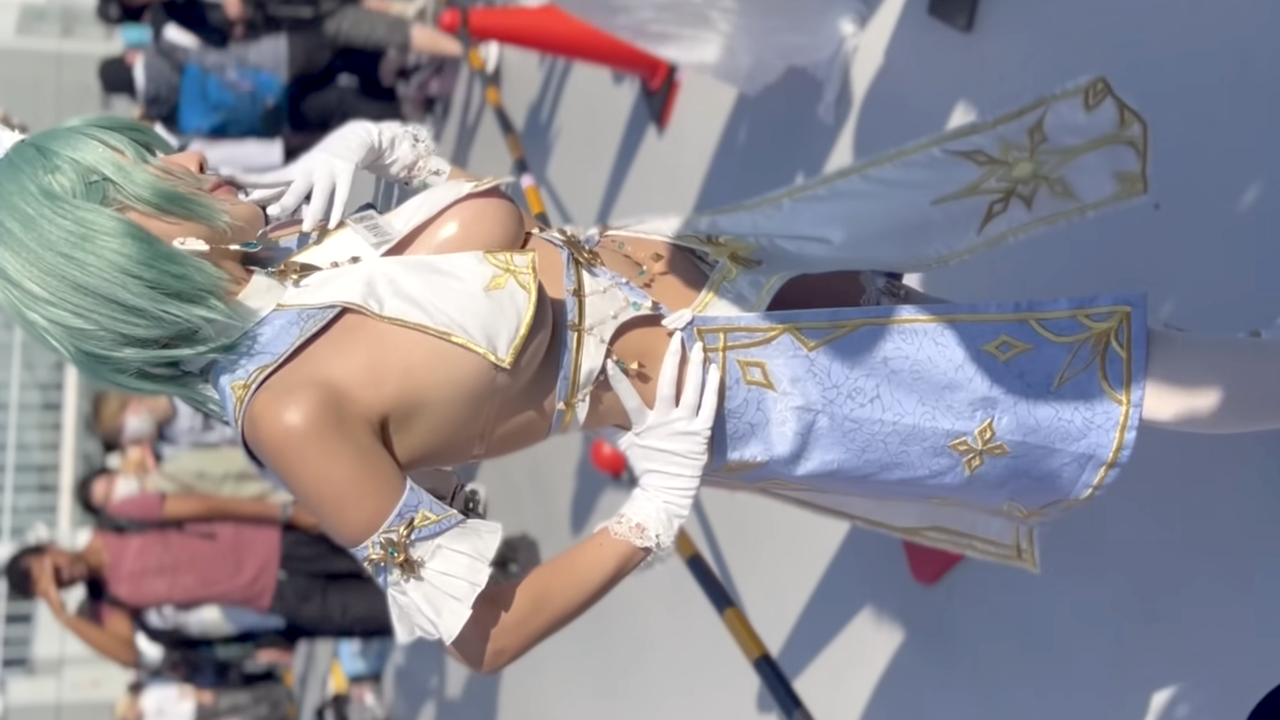 【イベント】大胆コスプレ美女たちの魅せ方に視線集中♡特に素晴らしいおっぱいフォーカスw